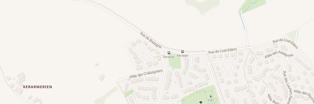 Plan du 75 Rue des Oliviers à Plouzané