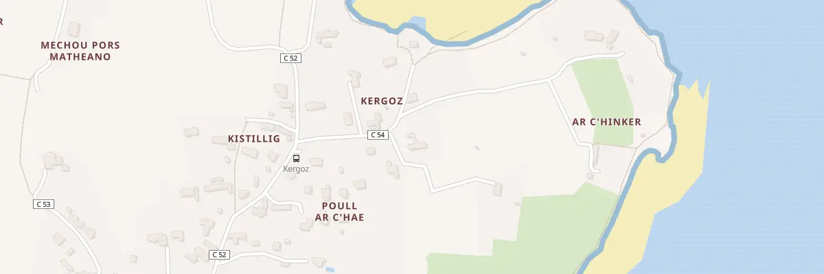 Plan du 81 Kergoz à Landéda