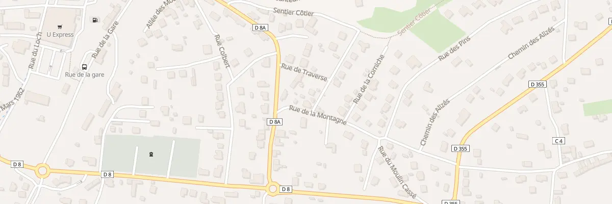 Plan du 1 Rue Bellevue à Camaret-sur-Mer