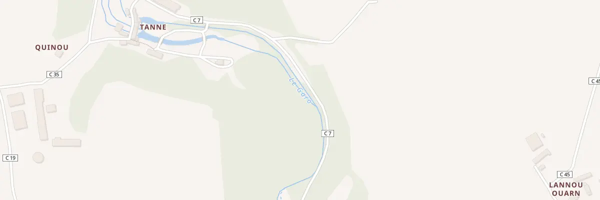 Plan du 5388 Moulin de Tanné à Plouguin
