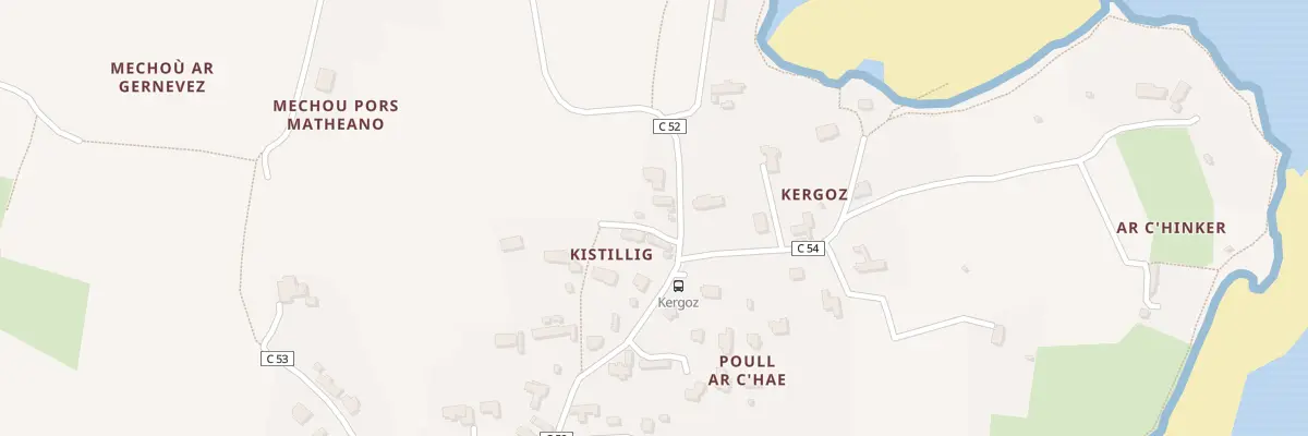 Plan du 170 Kistillig à Landéda