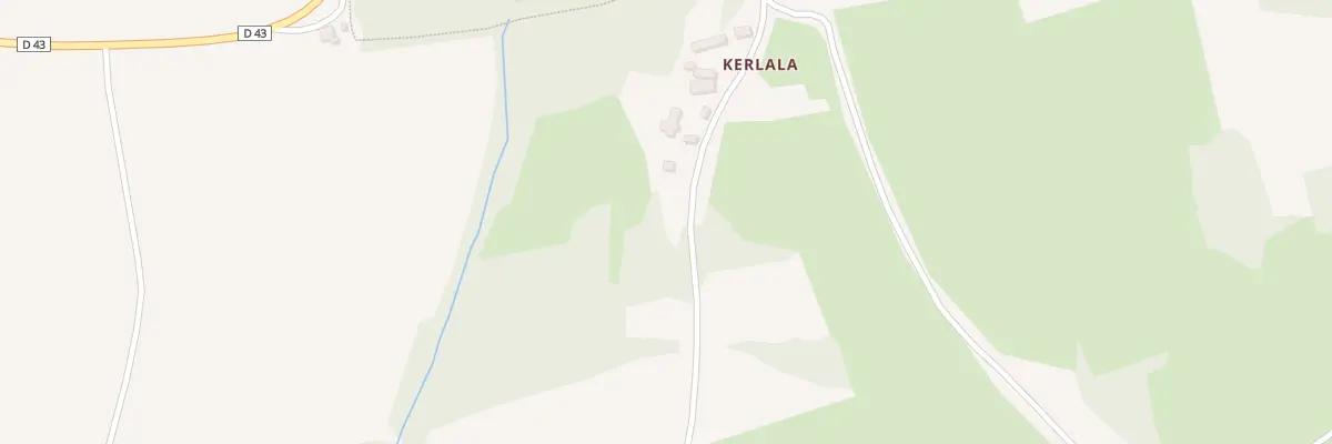 Plan du 5116 Kerlala à Goulien