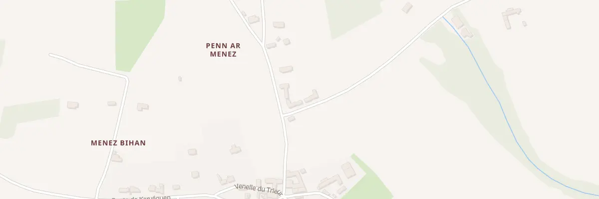 Plan du 4 Lot Pen Ar Menez à Goulien