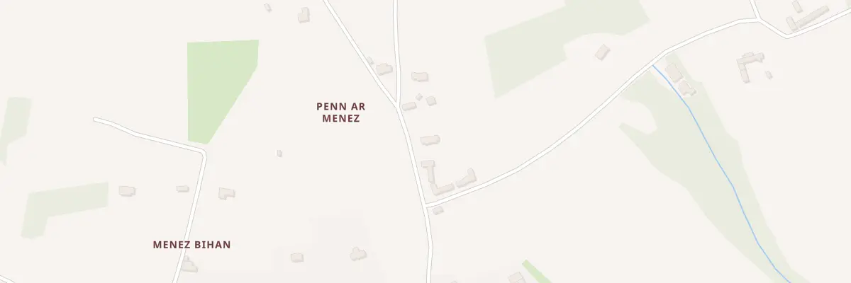Plan du 7 Lot Pen Ar Menez à Goulien