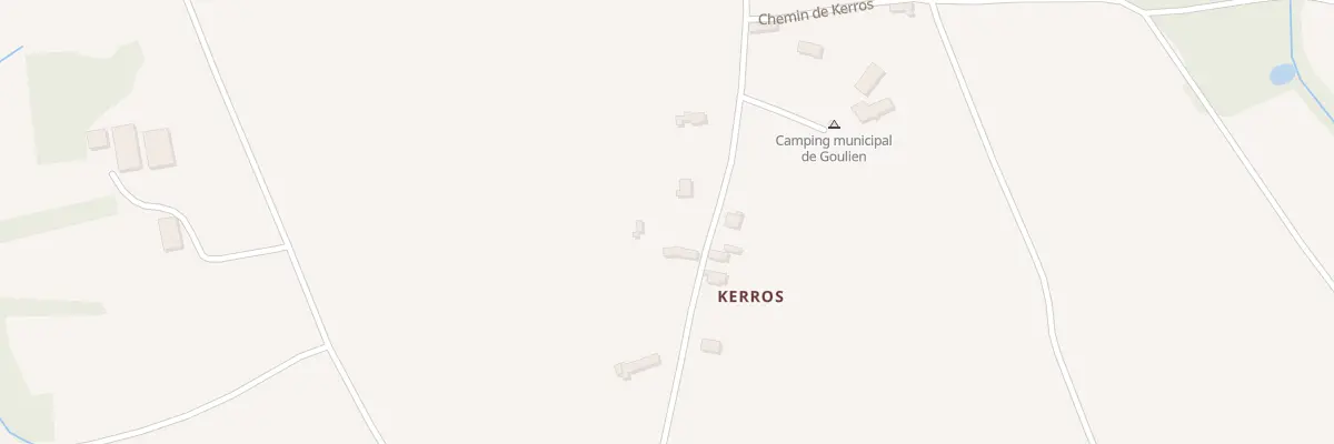 Plan du 5018 Kerros à Goulien