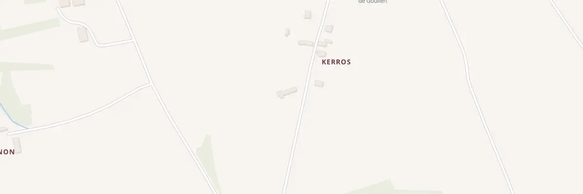 Plan du 184 Kernon à Goulien