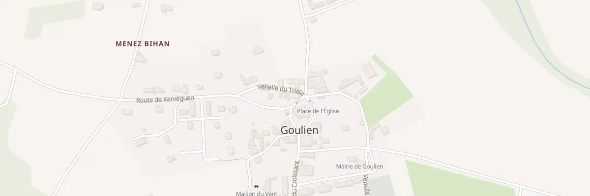 Plan du 5 Pl de l’Eglise à Goulien