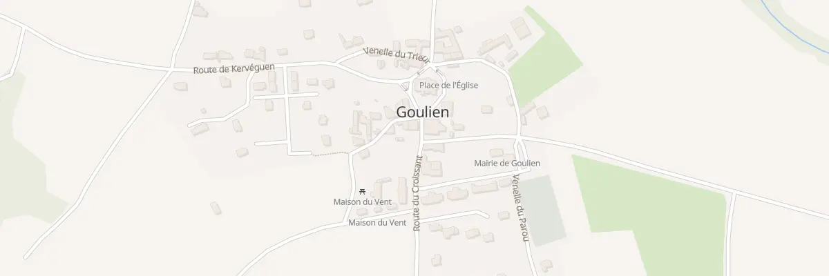 Plan du 6 Pl de l’Eglise à Goulien