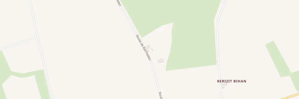 Plan du 34 Kermaden à Goulien