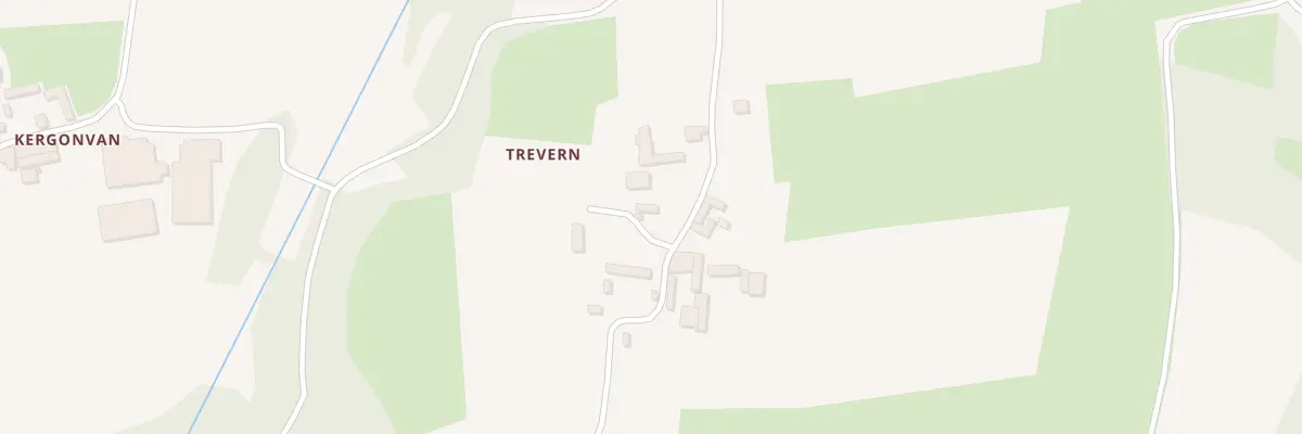 Plan du 90 Trevern à Goulien