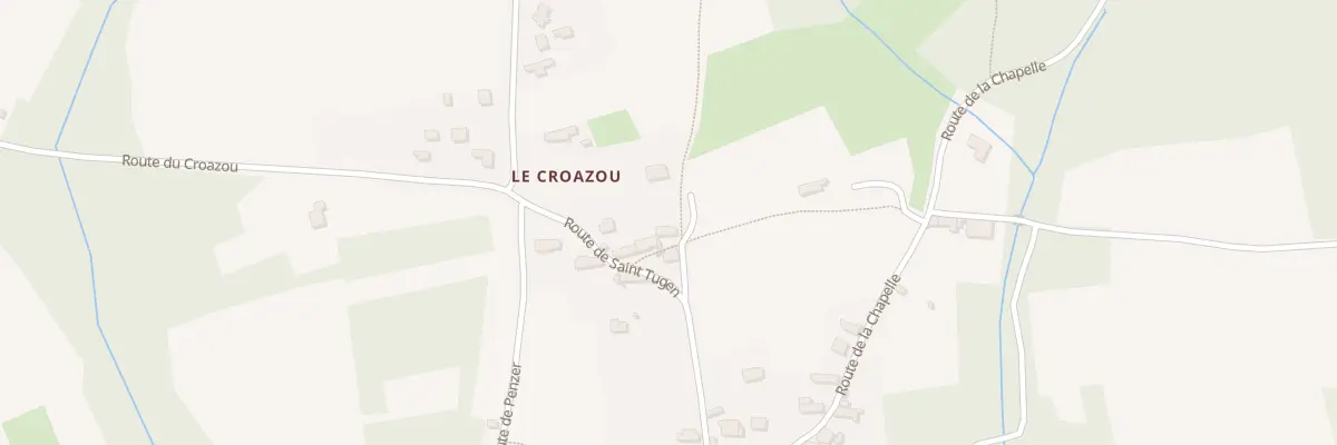 Plan du 364 Le Croazou à Primelin