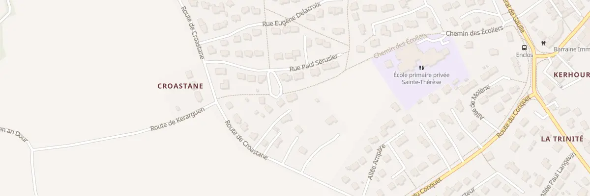 Plan du 125 Rue Paul Sérusier à Plouzané