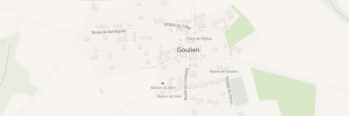 Plan du 4 Che de Penn Traon Ger à Goulien