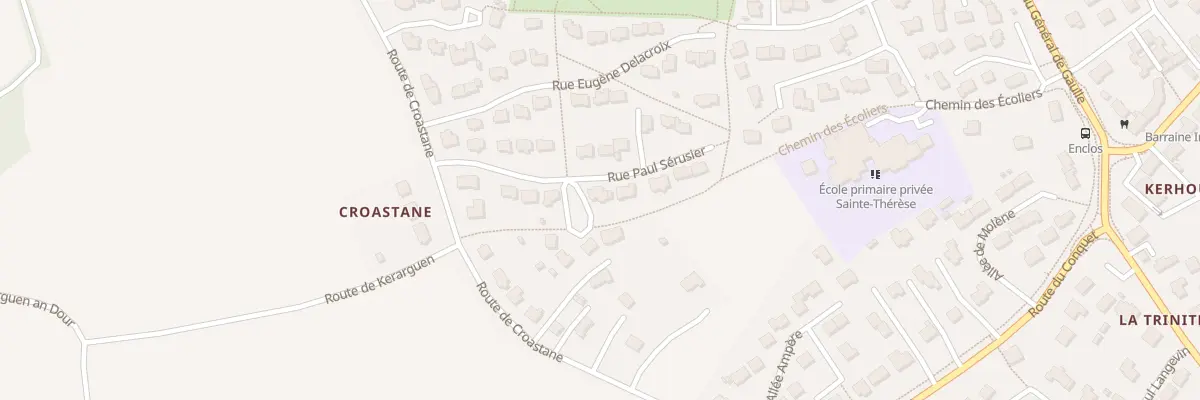 Plan du 135 Rue Paul Sérusier à Plouzané