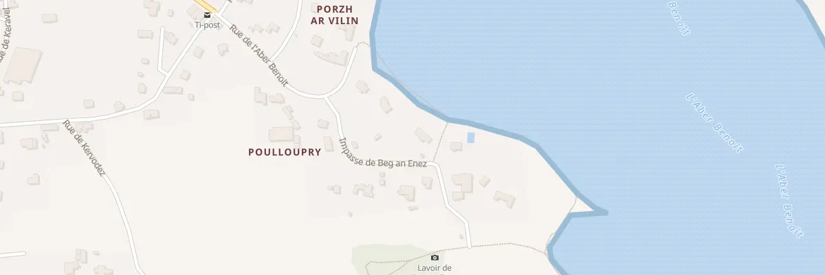 Plan du 3 Imp de Beg An Enez à Saint-Pabu