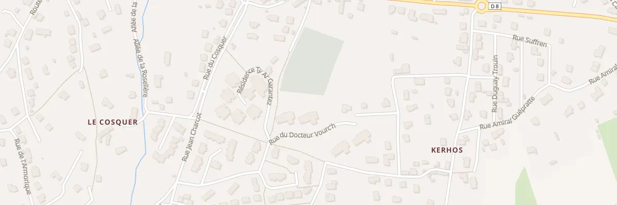 Plan du 6 Rue du Docteur Vourc’h à Camaret-sur-Mer