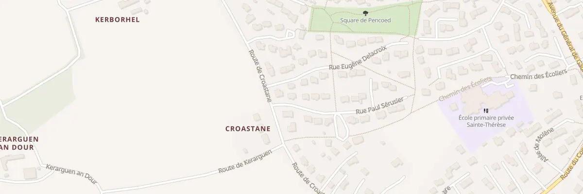Plan du 40 Rue Paul Sérusier à Plouzané