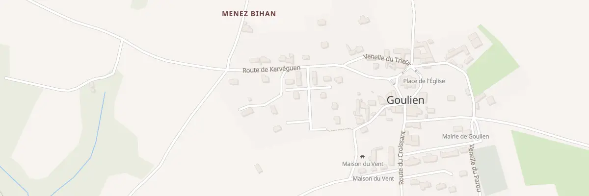 Plan du 7 Lot Menez Bihan à Goulien