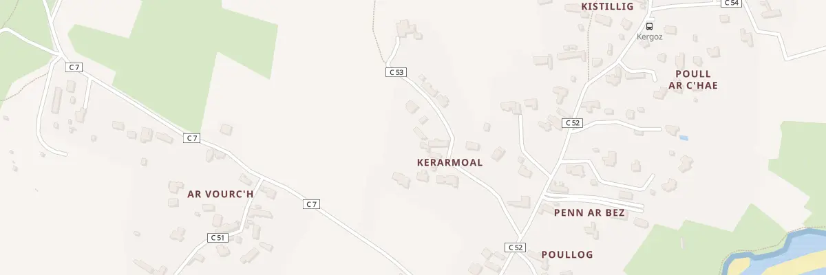 Plan du 70 Kerarmoal à Landéda