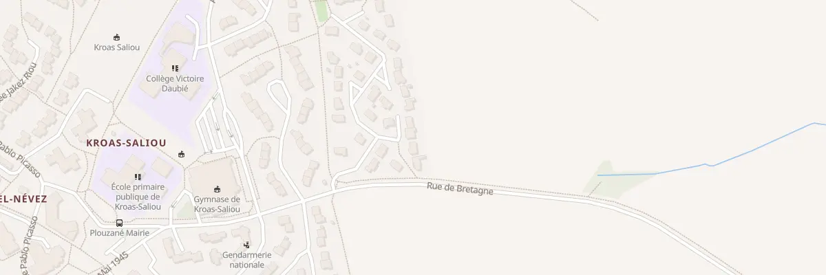 Plan du 11 Rue André Breton à Plouzané