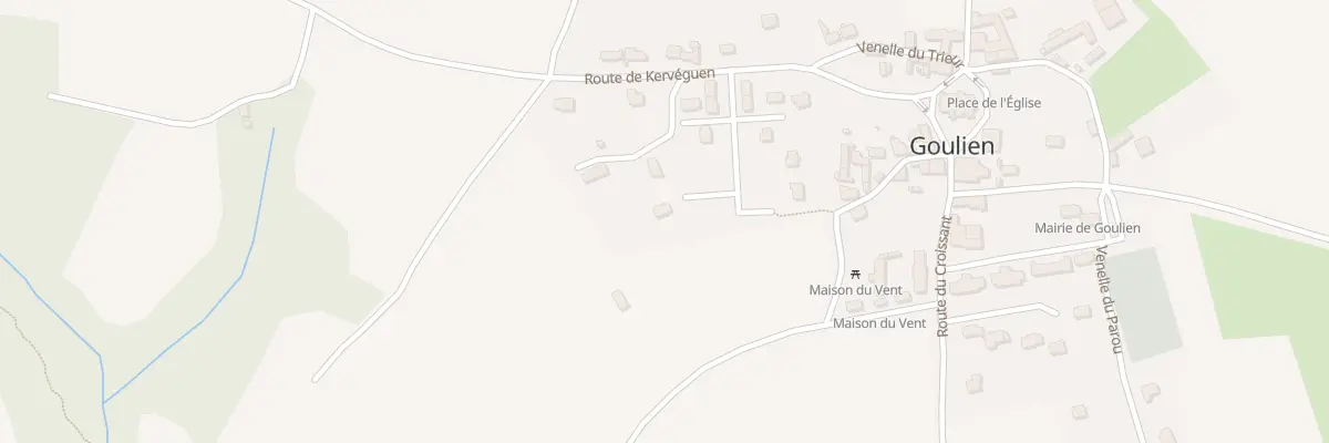 Plan du 10 Lot Menez Bihan à Goulien