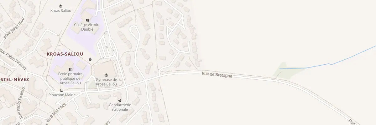 Plan du 5 Rue André Breton à Plouzané