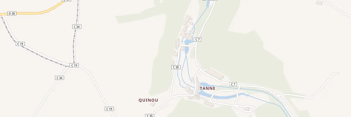 Plan du 58 Moulin de Quinou à Plouguin