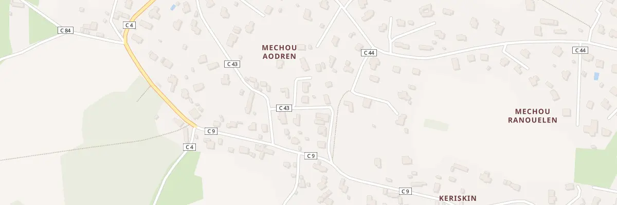 Plan du 180 Mechou Aodren à Landéda