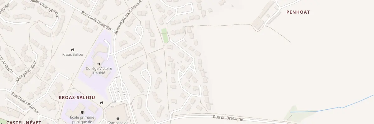Plan du 16 Rue André Breton à Plouzané