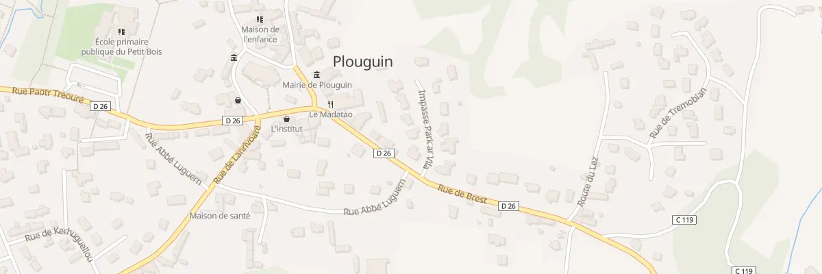 Plan du 12 Imp de Park Ar Villa à Plouguin