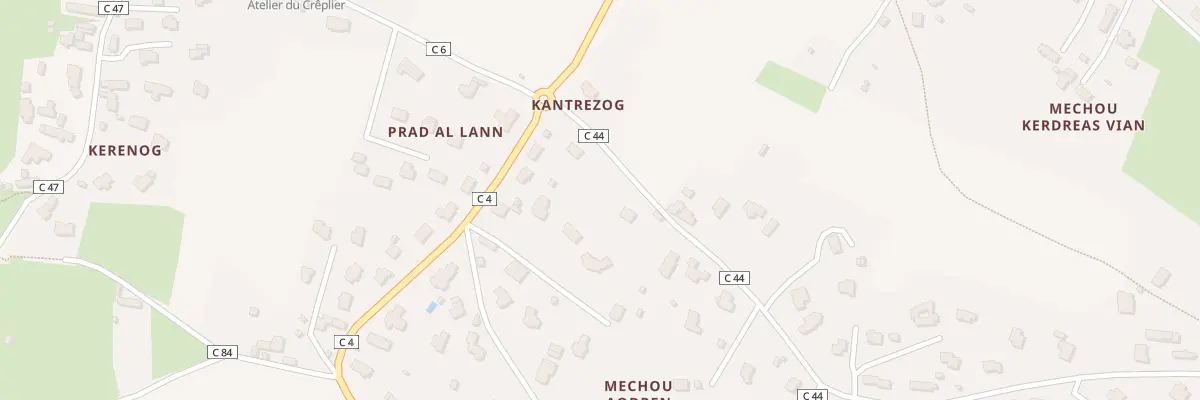 Plan du 180 Kantrezog à Landéda