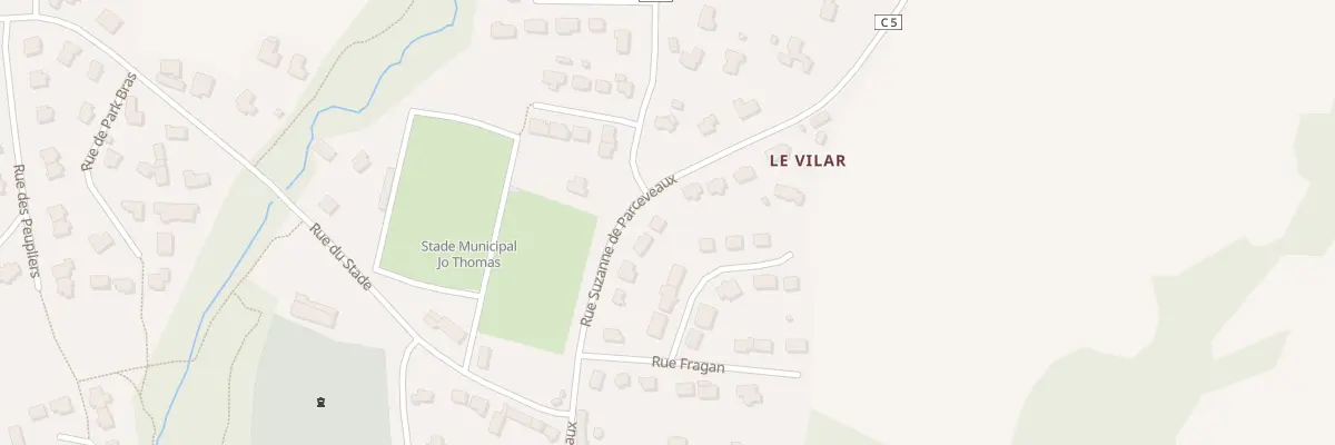 Plan du 22 Rue Suzanne de Parceveaux à Plouguin