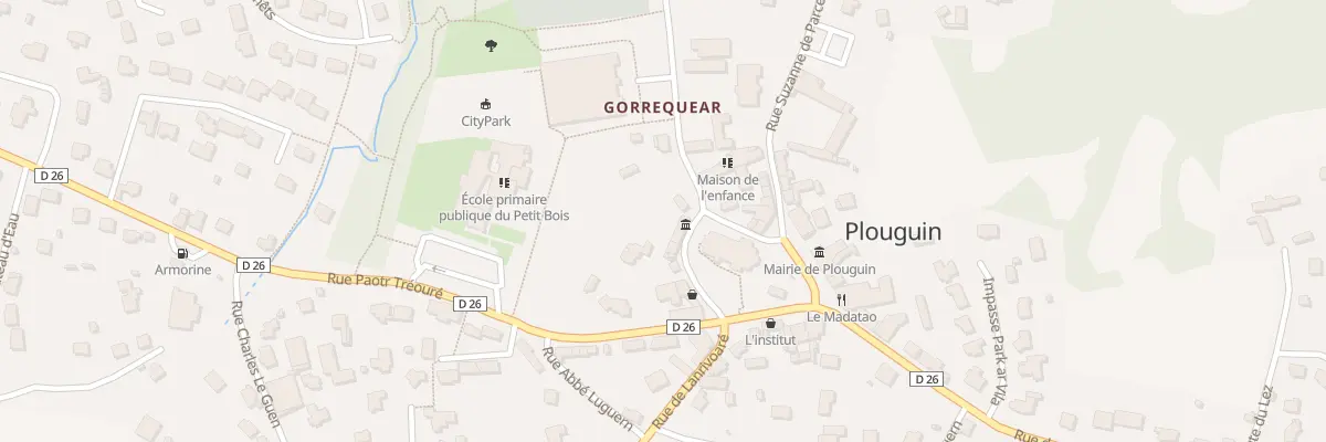 Plan du 9 Rue Ernestine de Grisolles à Plouguin
