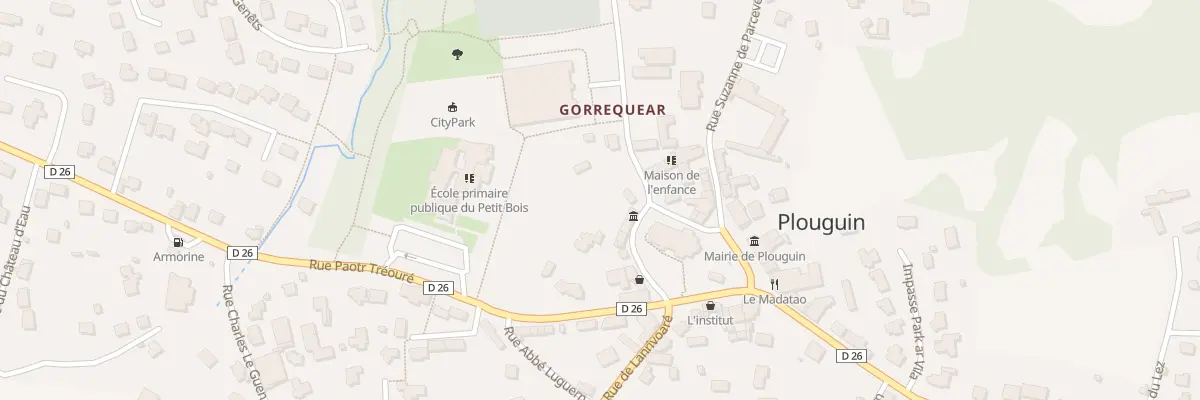 Plan du 9 Rue Ernestine de Grisolles à Plouguin