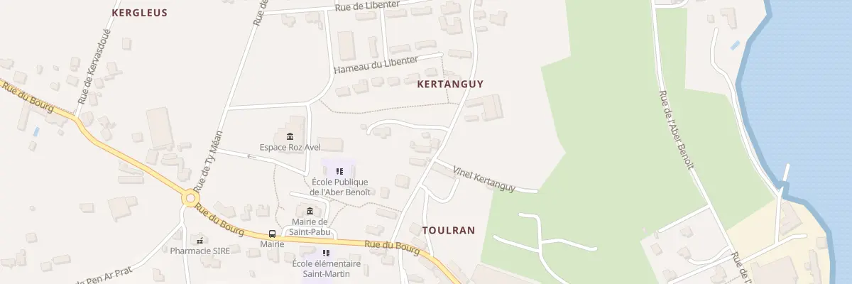 Plan du 9 Rue de Kertanguy à Saint-Pabu