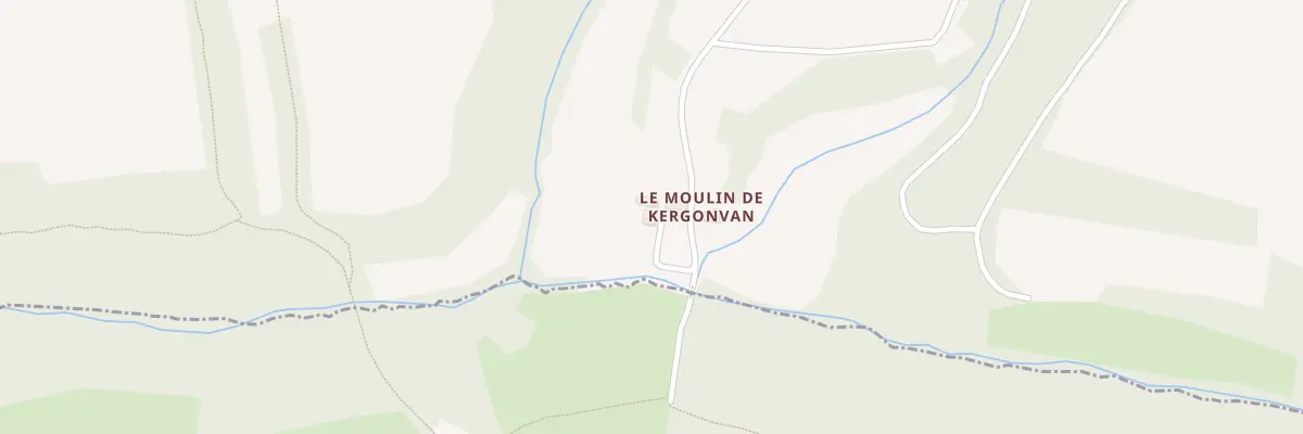 Plan du 5059 Moulin de Kergonvan à Goulien