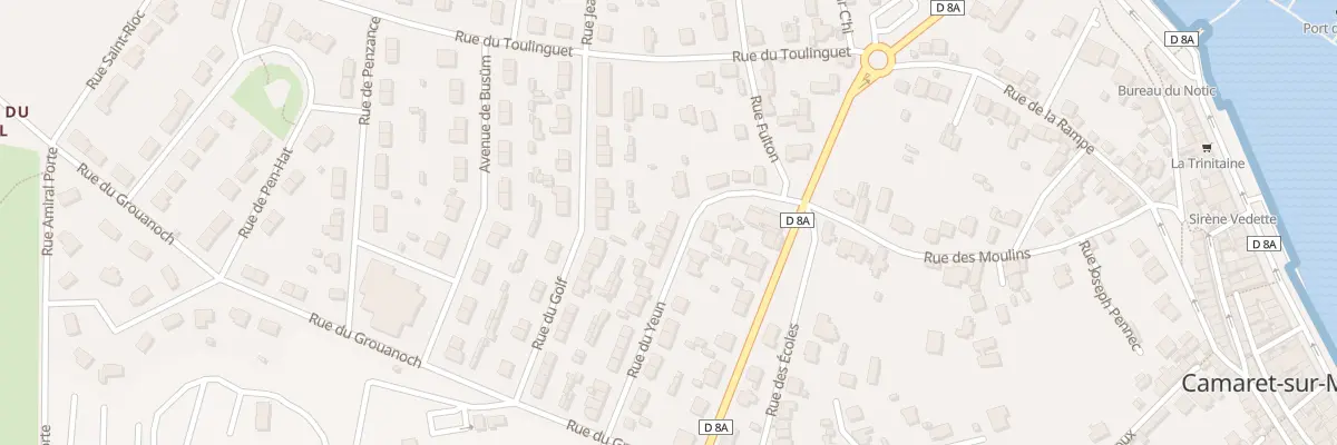 Plan du 33 Rue du Yeun à Camaret-sur-Mer