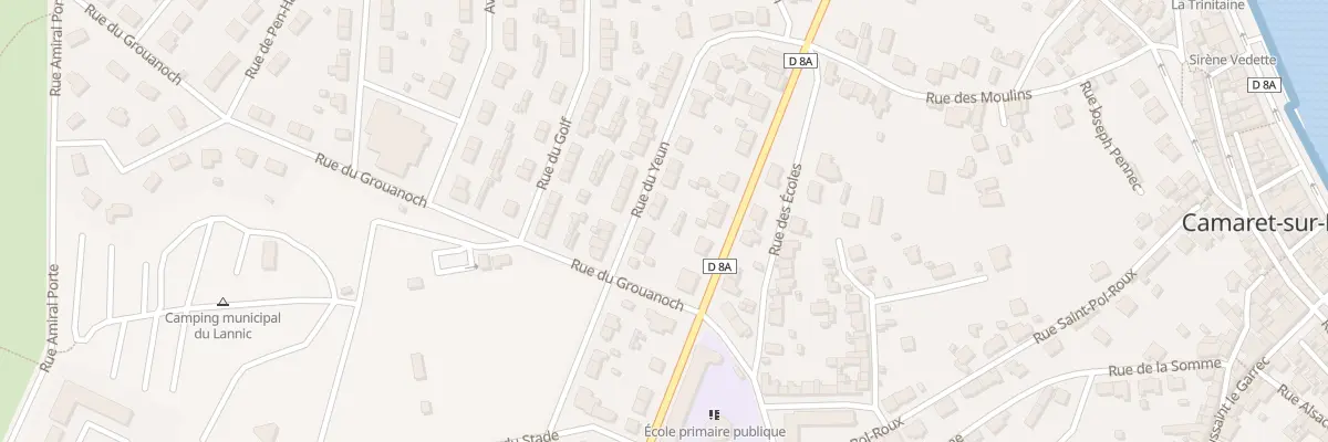 Plan du 16 Rue du Yeun à Camaret-sur-Mer