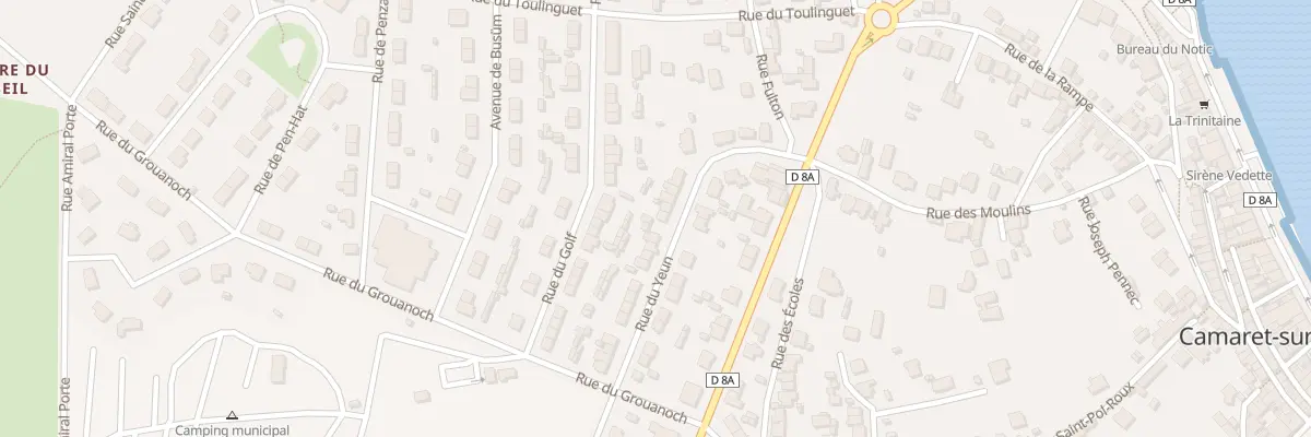 Plan du 25 Rue du Yeun à Camaret-sur-Mer