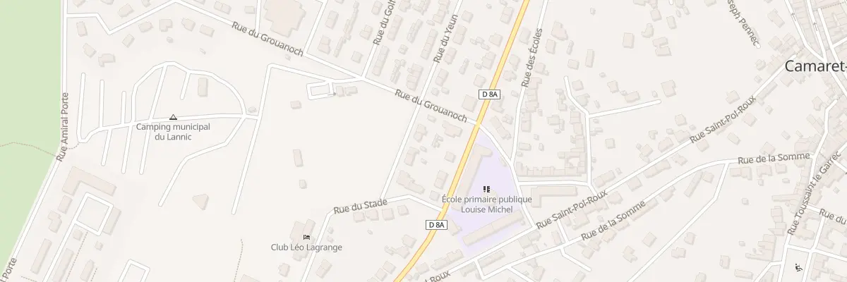 Plan du 8 Rue du Yeun à Camaret-sur-Mer