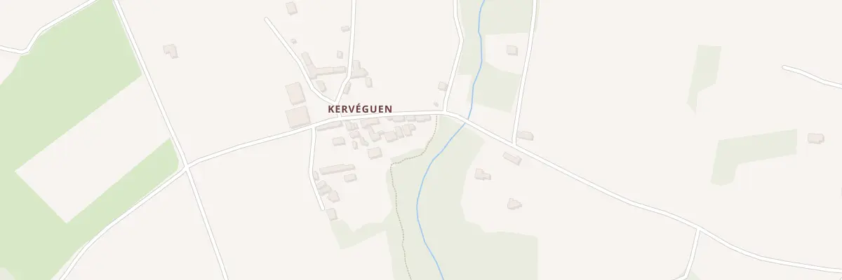 Plan du 126 Kerveguen à Goulien