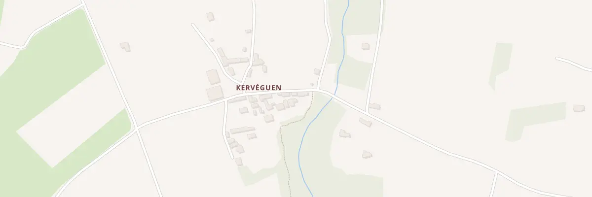 Plan du 125 Kerveguen à Goulien