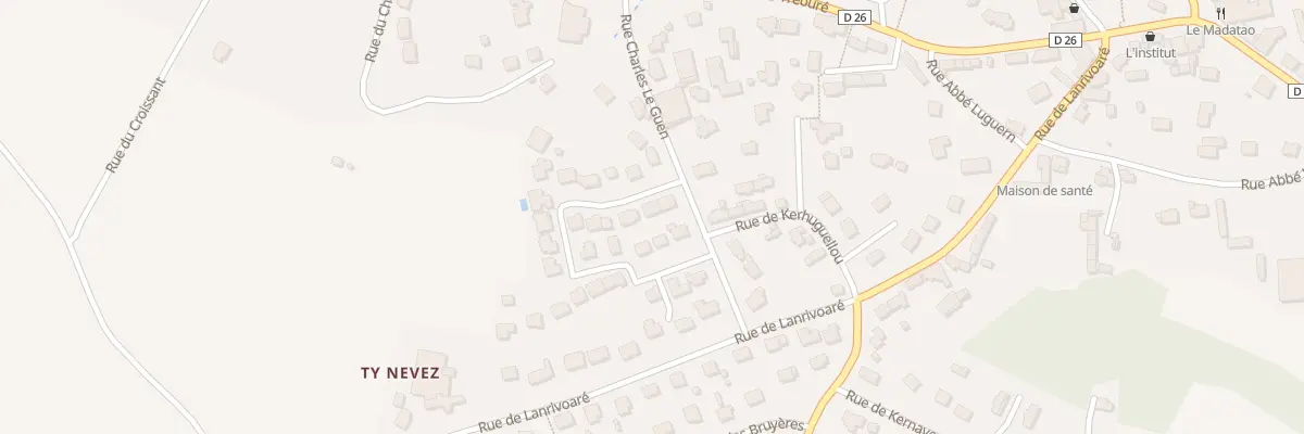 Plan du 3 Rue de la Source à Plouguin