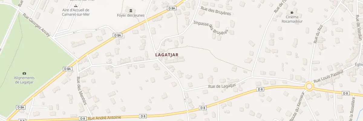 Plan du 438 Rue de Lagatjar à Camaret-sur-Mer