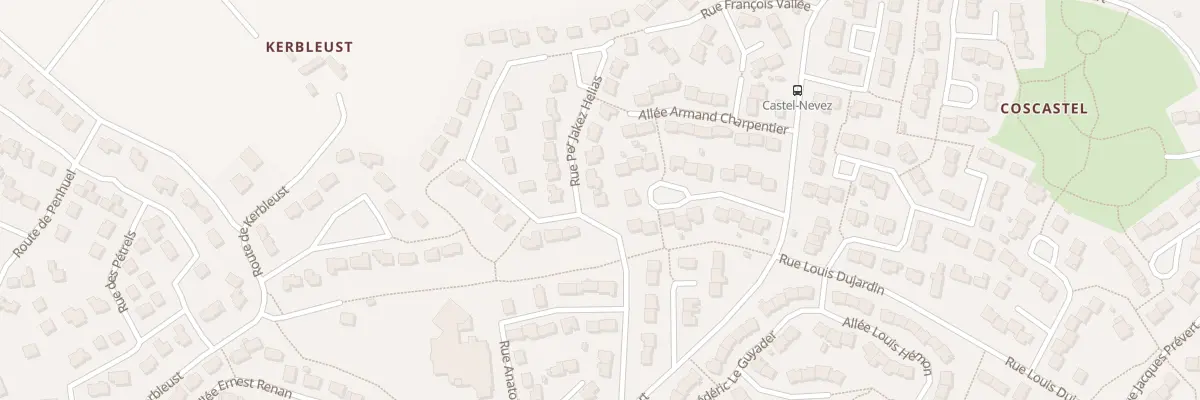 Plan du 65 Rue Per Jakez Helias à Plouzané
