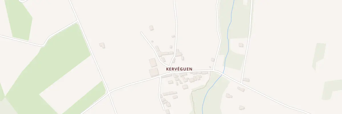 Plan du 7 Kerveguen à Goulien