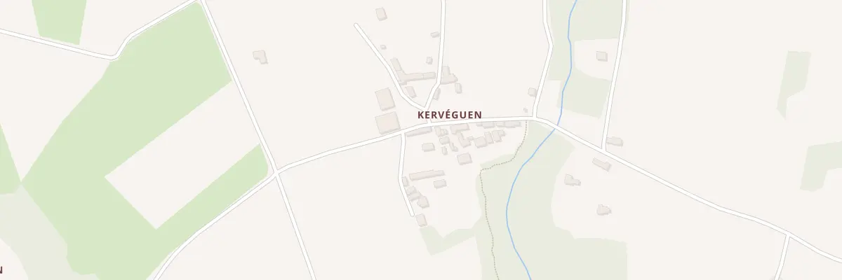 Plan du 119 Kerveguen à Goulien