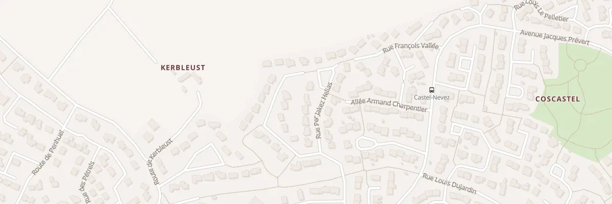 Plan du 150 Rue Per Jakez Helias à Plouzané