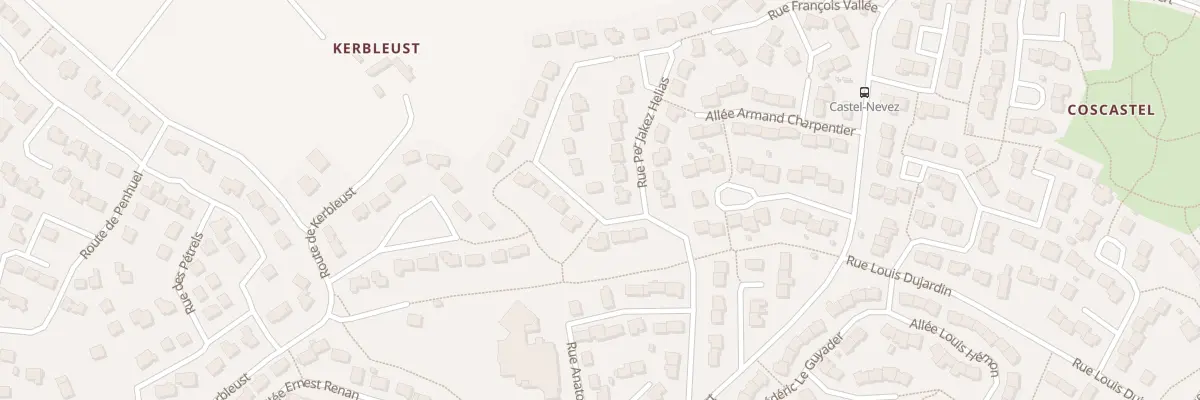 Plan du 440 Rue Per Jakez Helias à Plouzané