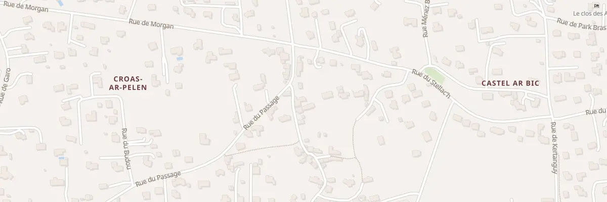 Plan du 54 Rue de Kervasdoue à Saint-Pabu